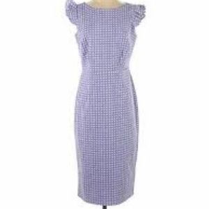 Eva Mendes by New York & Company Women Purple Casual Dress 10